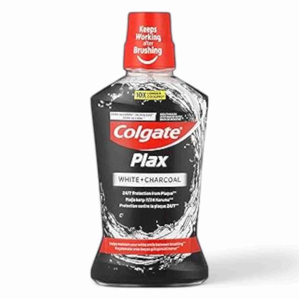 COLGATE PLAX MOUTH WASH 500 ML PLAX WHITE CHARCOLE