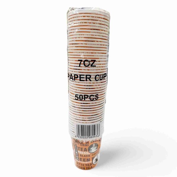 PAPER TEA CUP 7 OZ 50PCS