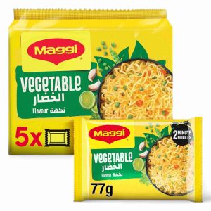 MAGGI 2 MINUTE VEGETABLE NOODLES 77 GM 5 PCS