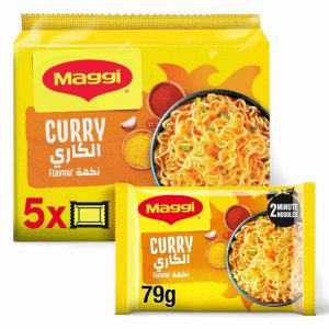 MAGGI 2 MINUTE CURRY NOODLES 79 GM 5 PCS