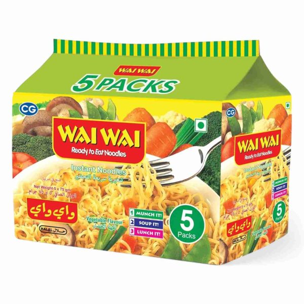 WAI WAI INSTANT VEGETABLE 75 GM