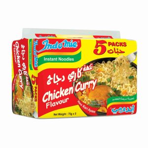 INDOMIE INSTANT NOODLES 75GM CHICKEN CURRY 5 PCS