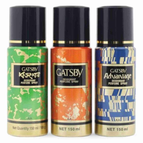 GATSBY DEODORANT BODY SPRAY 150ML*3PCS