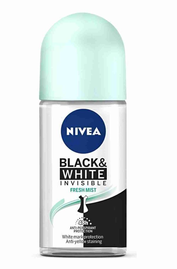 NIVEA DEO BLACK&WHITE INVISIBLE ROLL ON 50ML