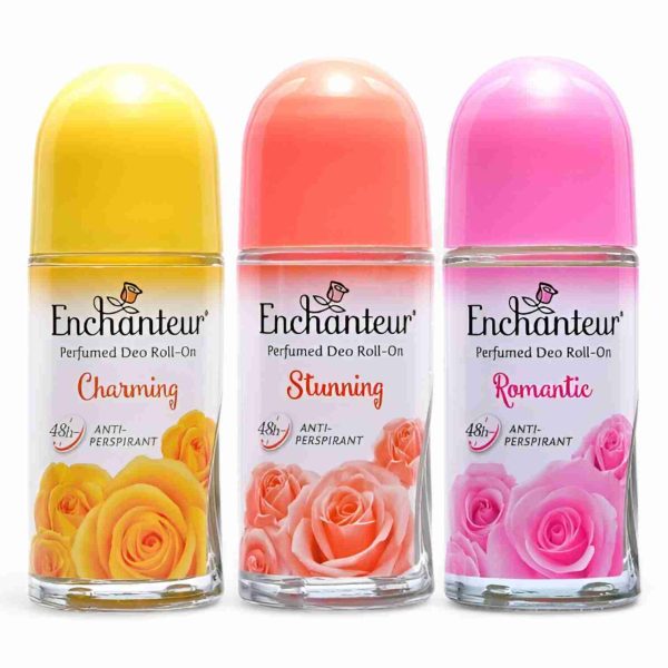 ENCHANTEUR DEO ROLL ON ANTI-PERSPIRANT 50ML * 3PCS