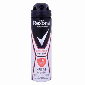REXONA AERO 150 ML ANTI BACTERIAL + INVISIBLE MEN(NEW)