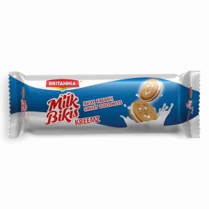 BRITANNIA MILK BIKIS CREAM BISCUIT 100 GM