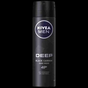 NIVEA MEN BODY SPRAY 150 ML DEEP BLACK CARBON