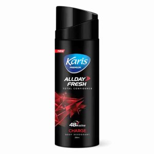 KARIS PREMIUM ALLDAY FRESH BODY SPRAY 200 ML CHARGE