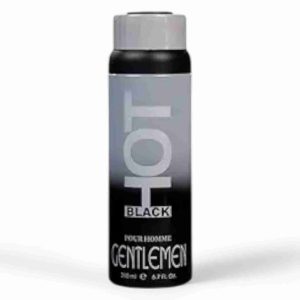 HOT BLACK BODY SPRAY 200 ML POUR HOMME GENTELEMEN