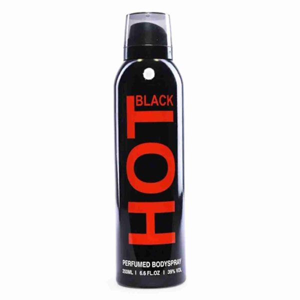 HOT BLACK BODY SPRAY 200 ML INTENSE