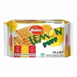 CBL MUNCHEE LEMON PUFF BISCUIT 100 GM
