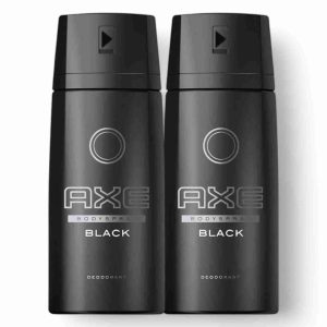 AXE DEODORANT BODY SPRAY 150ML BLACK MAQUEEN*2PCS