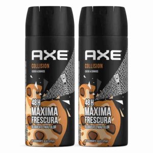 AXE DEODORANT BODY SPRAY 150ML LEATHER & COOKIES*2PCS