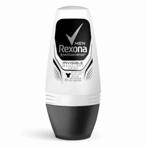 REXONA MEN ROLL ON INVISIBLE DRY 50 ML BLACK+WHITE