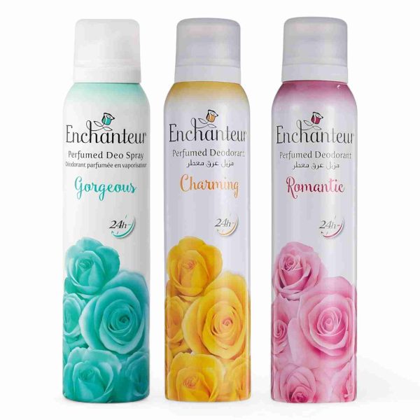 ENCHANTEUR  BODY MIST SPARY 150ML * 3PCS