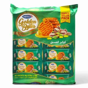 CREMICA GOLDEN BYTES 90GM * 8PCS PISTACHIO COOKIES