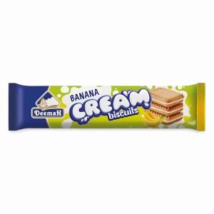 DEEMAH BANANA CREAM BISCUITS 68 GM