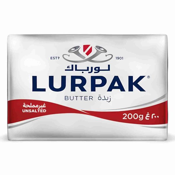 LURPAK BUTTER UNSALTED 200GM