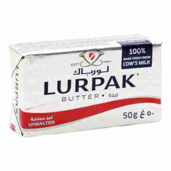 LURPAK BUTTER UNSALTED 50 GM