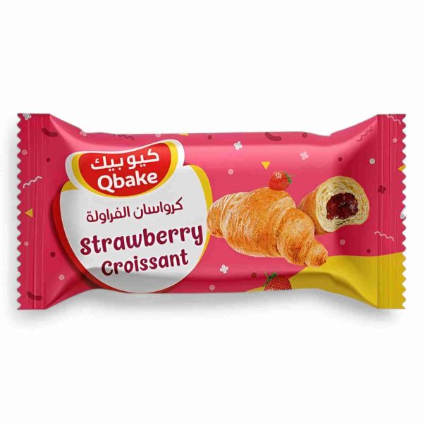 QBAKE STRAWBERRY CROISSANT 60 GM