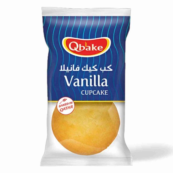 QBAKE VANILLA CUP CAKE 1*2 PCS