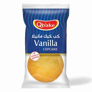 QBAKE VANILLA CUP CAKE 1*2 PCS