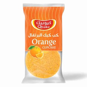 QBAKE ORANGE CUP CAKE 2PCS