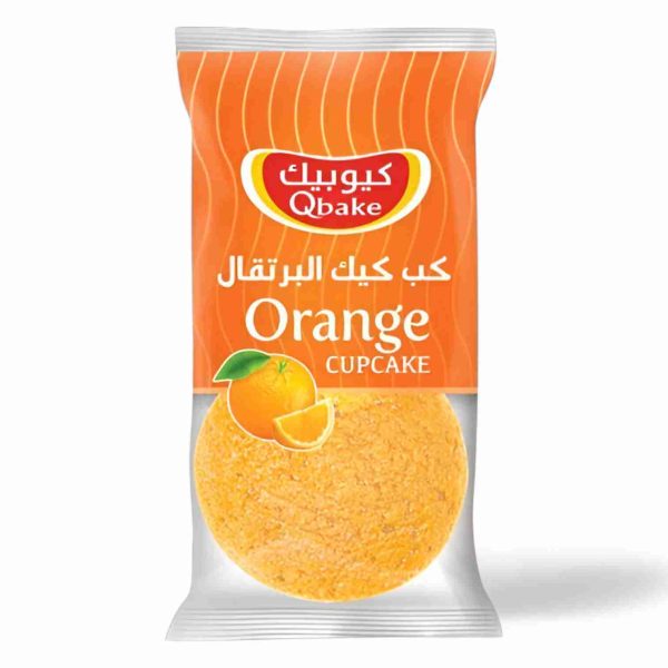 QBAKE ORANGE CUP CAKE 2PCS