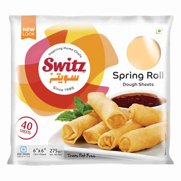 SWITZ-SPRING ROLL SHEETS 6X6 40SHEET