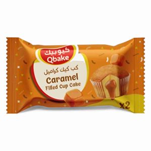 QBAKE CARAMEL FILLED CUP CAKE 60GM