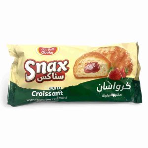 QBAKE SNAX CROISSANT WITH STRAWBERRY FILLING 60 GM