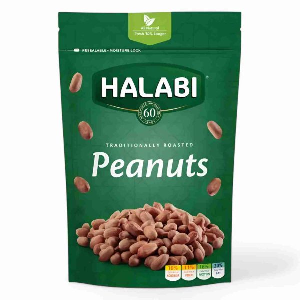HALABI TRADITIONALLY ROASTED PEANUTS 250 GM