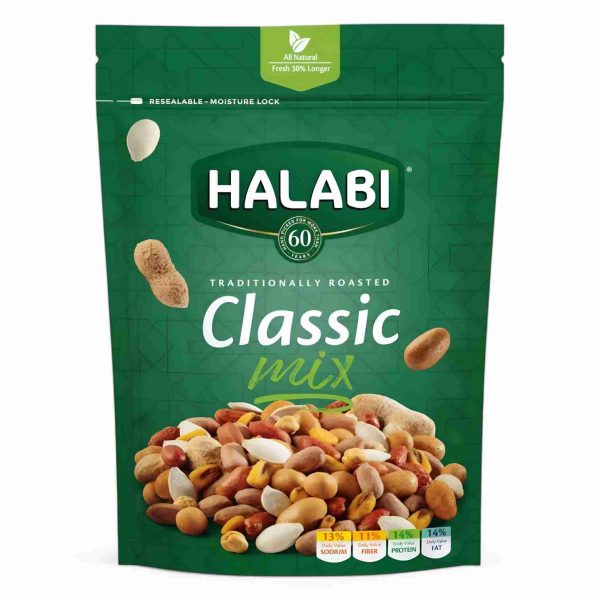 HALABI TRADITIONALLY ROASTED CLASSIC MIX 250 GM