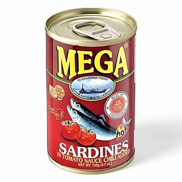 MEGA SARDINES RED TOMATO SAUCE 155GM