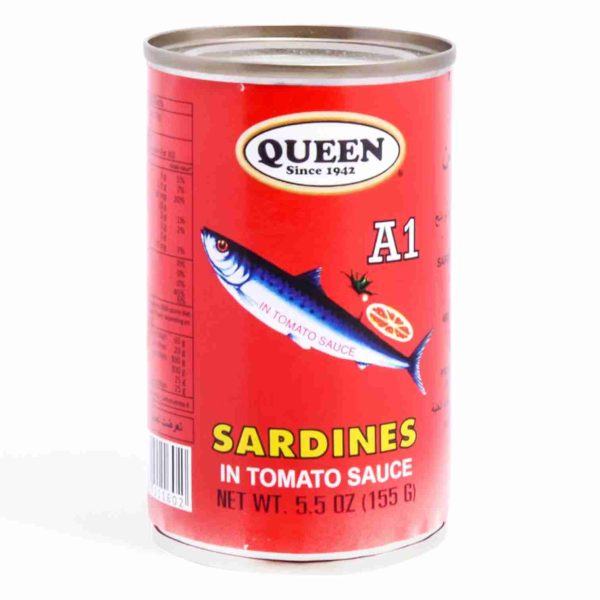 QUEEN A1 SARDINES IN TOMATO SAUCE 155GM
