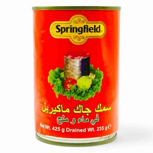 SPRINGFIELD MACKEREL 425GM IN TOMATO SAUCE