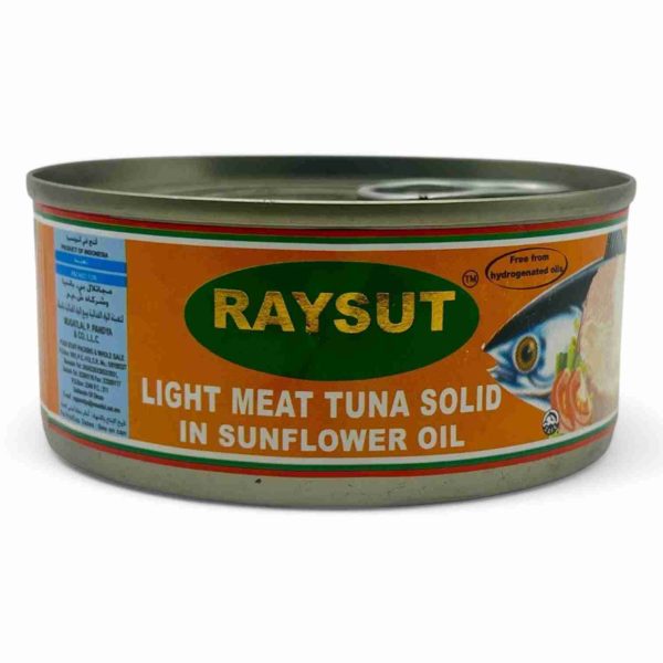 RAYSUT LIGHT MEAT TUNA 160 GM SOLID IN SUNFLOWER OIL