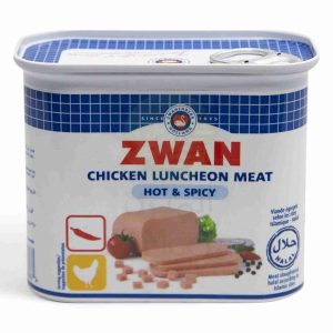 ZWAN CHICKEN LUNCHEON HOT&SPICY MEAT 340 GM