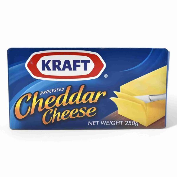 KRAFT CHEDDAR CHEESE 250GM PKT