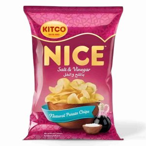 NICE POTATO CHIPS 167 GM SALT & VINEGAR