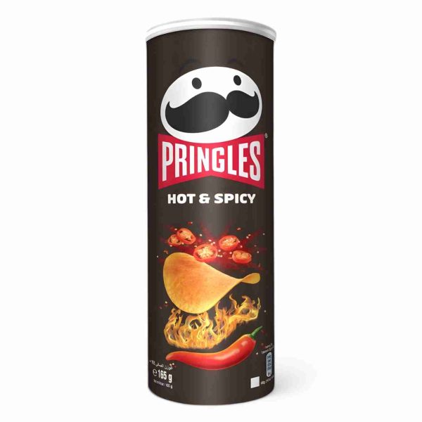 PRINGLES CHIPS 165 GM HOT&SPICY