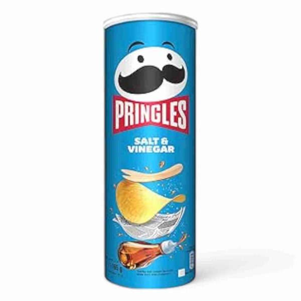 PRINGLES CHIPS 165 GM SALT&VINEGAR