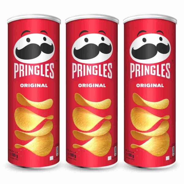 PRINGLES CHIPS 165 GM*3PCS