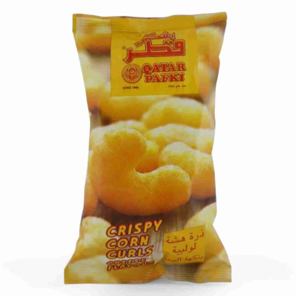 QATAR PAFKI CRISPY CORN CURLS CHEES FLVR 25 G