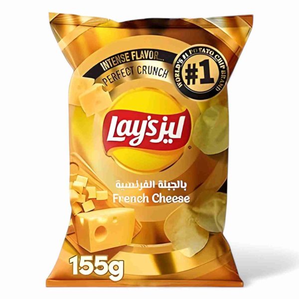 LAYS POTATO CHIPS 155 GM FRENCH CHEESE