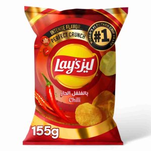 LAYS POTATO CHIPS 155 GM CHILLI