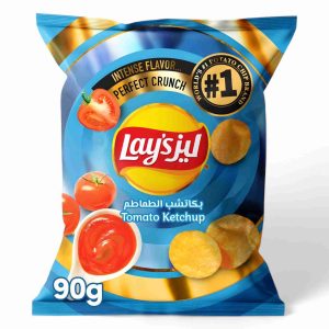 LAYS POTATO CHIPS 90 GM TOMATO KETCHUP