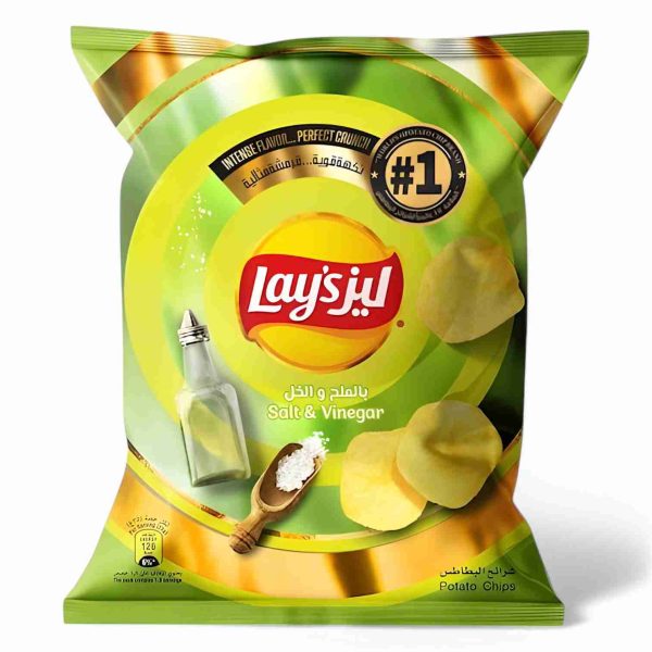 LAYS POTATO CHIPS 48 GM SALT & VINEGAR