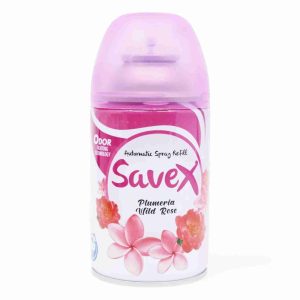 SAVEX AIR FRESHNER PLUMERIA WILD ROSE 250ML